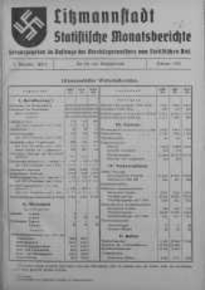 Litzmannstadt Statistische Monatsberichte luty 1941 z. 2