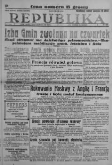 Ilustrowana Republika 23 sierpień 1939 nr 232