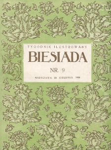 Biesiada (Gwar Polski) : pismo tygodniowe ilustrowane. 1924. T. 1. Nr 9