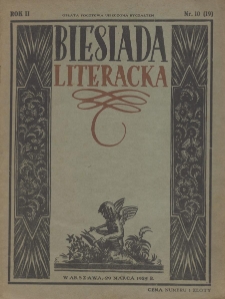 Biesiada (Gwar Polski) : pismo tygodniowe ilustrowane. 1925. T. 2. Nr 10