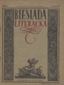 Biesiada (Gwar Polski) : pismo tygodniowe ilustrowane. 1925. T. 2. Nr 18