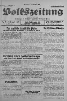 Volkszeitung 27 lipiec 1939 nr 205