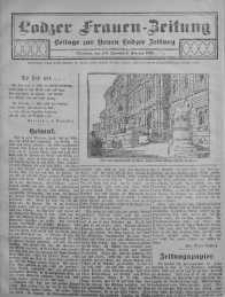 Lodzer Frauen-Zeitung: Beilage zur Neuen Lodzer Zeitung 1 luty 1911
