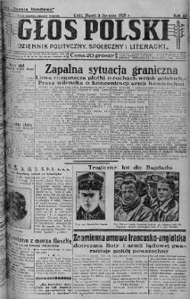 Głos Polski : dziennik polityczny, społeczny i literacki 3 sierpień 1928 nr 214