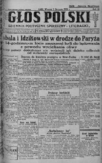 Głos Polski : dziennik polityczny, społeczny i literacki 7 sierpień 1928 nr 218