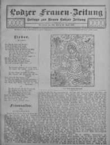 Lodzer Frauen-Zeitung: Beilage zur Neuen Lodzer Zeitung 12 kwiecień 1911