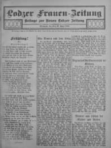Lodzer Frauen-Zeitung: Beilage zur Neuen Lodzer Zeitung 19 kwiecień 1911