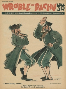 Wróble na Dachu. Tygodnik satyryczno - humorystyczny. 1938. T. 9. Nr 8