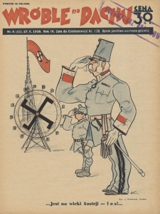 Wróble na Dachu. Tygodnik satyryczno - humorystyczny. 1938. T. 9. Nr 9