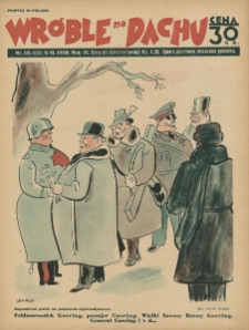 Wróble na Dachu. Tygodnik satyryczno - humorystyczny. 1938. T. 9. Nr 10