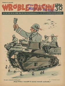 Wróble na Dachu. Tygodnik satyryczno - humorystyczny. 1938. T. 9. Nr 13