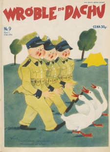 Wróble na Dachu. Tygodnik satyryczno - humorystyczny. 1930. T.1. Nr 9