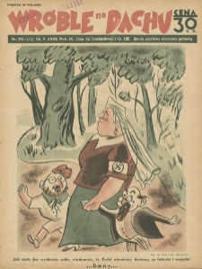 Wróble na Dachu. Tygodnik satyryczno - humorystyczny. 1938. T. 9. Nr 20
