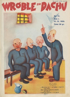 Wróble na Dachu. Tygodnik satyryczno - humorystyczny. 1930. T.1. Nr 14