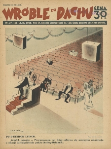 Wróble na Dachu. Tygodnik satyryczno - humorystyczny. 1938. T. 9. Nr 37