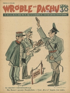 Wróble na Dachu. Tygodnik satyryczno - humorystyczny. 1938. T. 9. Nr 39