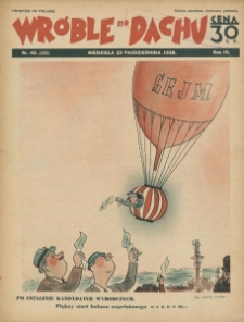 Wróble na Dachu. Tygodnik satyryczno - humorystyczny. 1938. T. 9. Nr 43