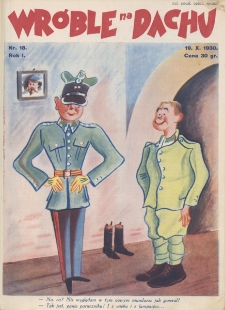 Wróble na Dachu. Tygodnik satyryczno - humorystyczny. 1930. T.1. Nr 18