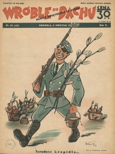 Wróble na Dachu. Tygodnik satyryczno - humorystyczny. 1939. T. 10. Nr 15
