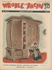 Wróble na Dachu. Tygodnik satyryczno - humorystyczny. 1939. T. 10. Nr 28