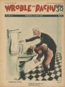 Wróble na Dachu. Tygodnik satyryczno - humorystyczny. 1939. T. 10. Nr 29