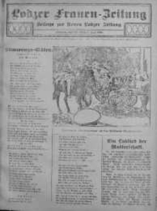 Lodzer Frauen-Zeitung: Beilage zur Neuen Lodzer Zeitung 7 czerwiec 1911