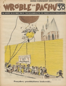 Wróble na Dachu. Tygodnik satyryczno - humorystyczny. 1934. T.5. Nr 43