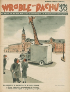 Wróble na Dachu. Tygodnik satyryczno - humorystyczny. 1934. T.5. Nr 48