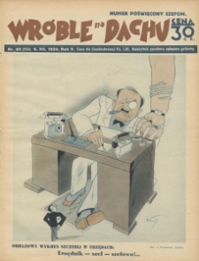 Wróble na Dachu. Tygodnik satyryczno - humorystyczny. 1934. T.5. Nr 50