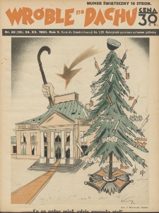 Wróble na Dachu. Tygodnik satyryczno - humorystyczny. 1934. T.5. Nr 52