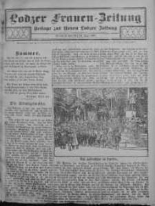 Lodzer Frauen-Zeitung: Beilage zur Neuen Lodzer Zeitung 21 czerwiec 1911