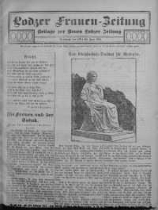 Lodzer Frauen-Zeitung: Beilage zur Neuen Lodzer Zeitung 28 czerwiec 1911