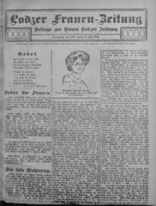 Lodzer Frauen-Zeitung: Beilage zur Neuen Lodzer Zeitung 5 lipiec 1911