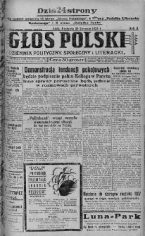 Głos Polski : dziennik polityczny, społeczny i literacki 19 sierpień 1928 nr 230