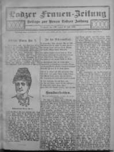 Lodzer Frauen-Zeitung: Beilage zur Neuen Lodzer Zeitung 12 lipiec 1911