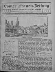 Lodzer Frauen-Zeitung: Beilage zur Neuen Lodzer Zeitung 9 sierpień 1911