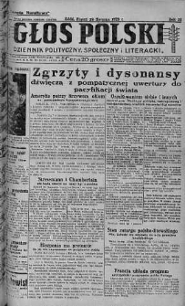 Głos Polski : dziennik polityczny, społeczny i literacki 24 sierpień 1928 nr 235