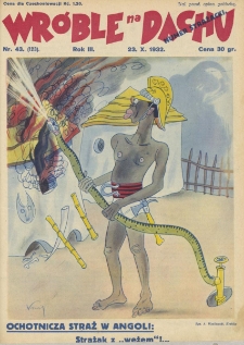 Wróble na Dachu. Tygodnik satyryczno - humorystyczny. 1932. T.3. Nr 43