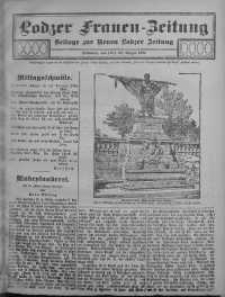 Lodzer Frauen-Zeitung: Beilage zur Neuen Lodzer Zeitung 30 sierpień 1911