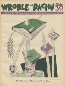 Wróble na Dachu. Tygodnik satyryczno - humorystyczny. 1935. T.6. Nr 12