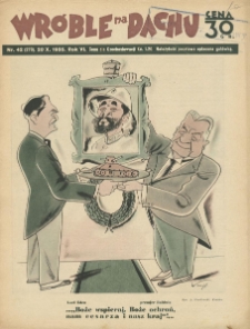 Wróble na Dachu. Tygodnik satyryczno - humorystyczny. 1935. T.6. Nr 42