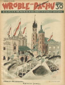 Wróble na Dachu. Tygodnik satyryczno - humorystyczny. 1936. T.7. Nr 24