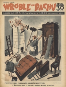 Wróble na Dachu. Tygodnik satyryczno - humorystyczny. 1937. T.8. Nr 12