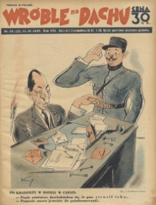 Wróble na Dachu. Tygodnik satyryczno - humorystyczny. 1937. T.8. Nr 15