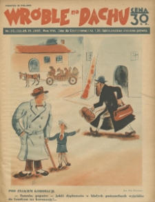 Wróble na Dachu. Tygodnik satyryczno - humorystyczny. 1937. T.8. Nr 17