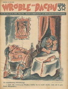 Wróble na Dachu. Tygodnik satyryczno - humorystyczny. 1937. T.8. Nr 24