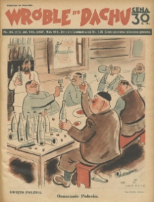 Wróble na Dachu. Tygodnik satyryczno - humorystyczny. 1937. T.8. Nr 34