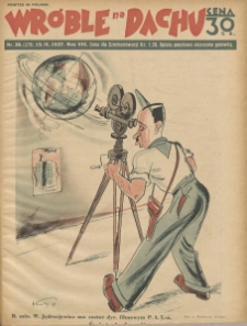 Wróble na Dachu. Tygodnik satyryczno - humorystyczny. 1937. T.8. Nr 38