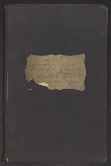 Książka Zapisywania Czeladzi Zgromadzenia Kowalskiego Ślusarskiego Stelmaskiego w Mieście Pabianicach Dnia 23 Maja 1897 r.