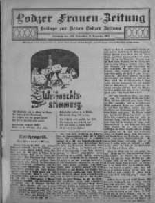 Lodzer Frauen-Zeitung: Beilage zur Neuen Lodzer Zeitung 6 grudzień 1911